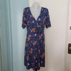 Anita Retro Wrap Dress